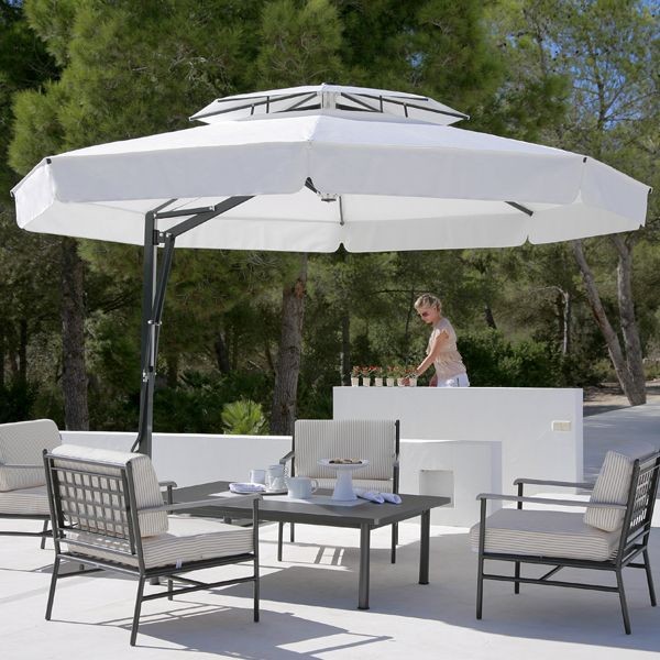 Outdoor Umbrella In Black And White Modern Patio Chicago By Home Infatuation Houzz Au