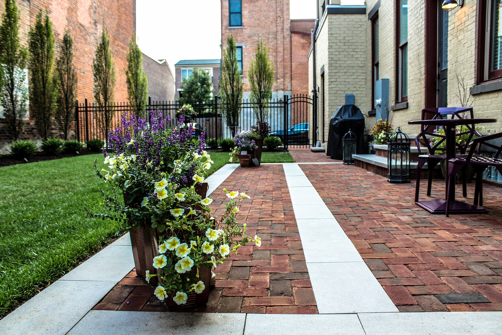Over The Rhine Courtyard Brick Pavers - Modern - Patio ...