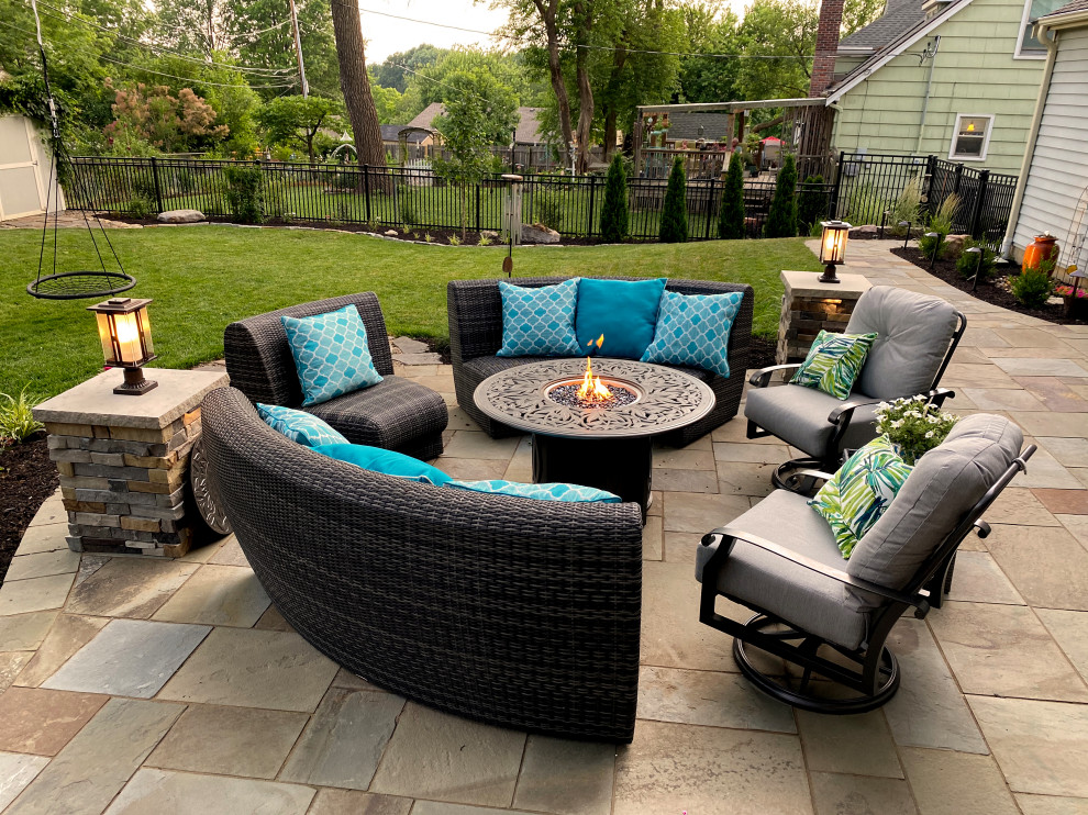 Overland Park Outdoor Oasis Midcentury Patio Kansas City by