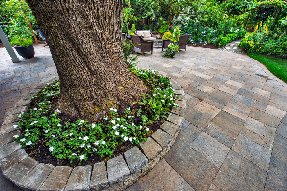 Pacific Northwest Family Backyard Rustic Patio Seattle by Mutual Materials Houzz