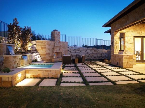 Inspiration for a modern patio remodel in Austin