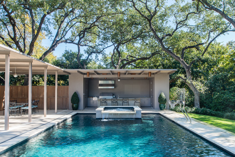 Paseo Encinal Estate Contemporary Patio Austin by Alder