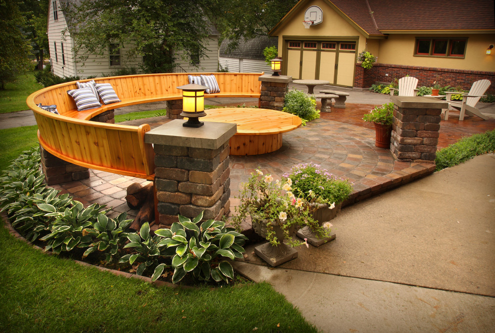 Patio and Fire Pit Traditional Patio Minneapolis by Westwind