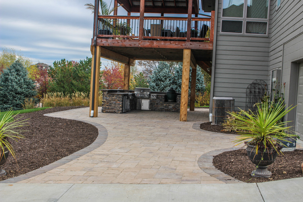 Patio and Outdoor Kitchen for Socializing and Spending Time Outside