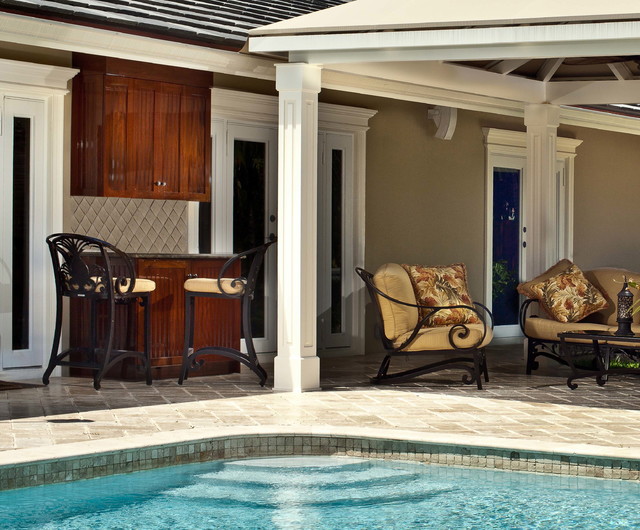 Patio Bar American Traditional Patio Miami by Paris Furnishings
