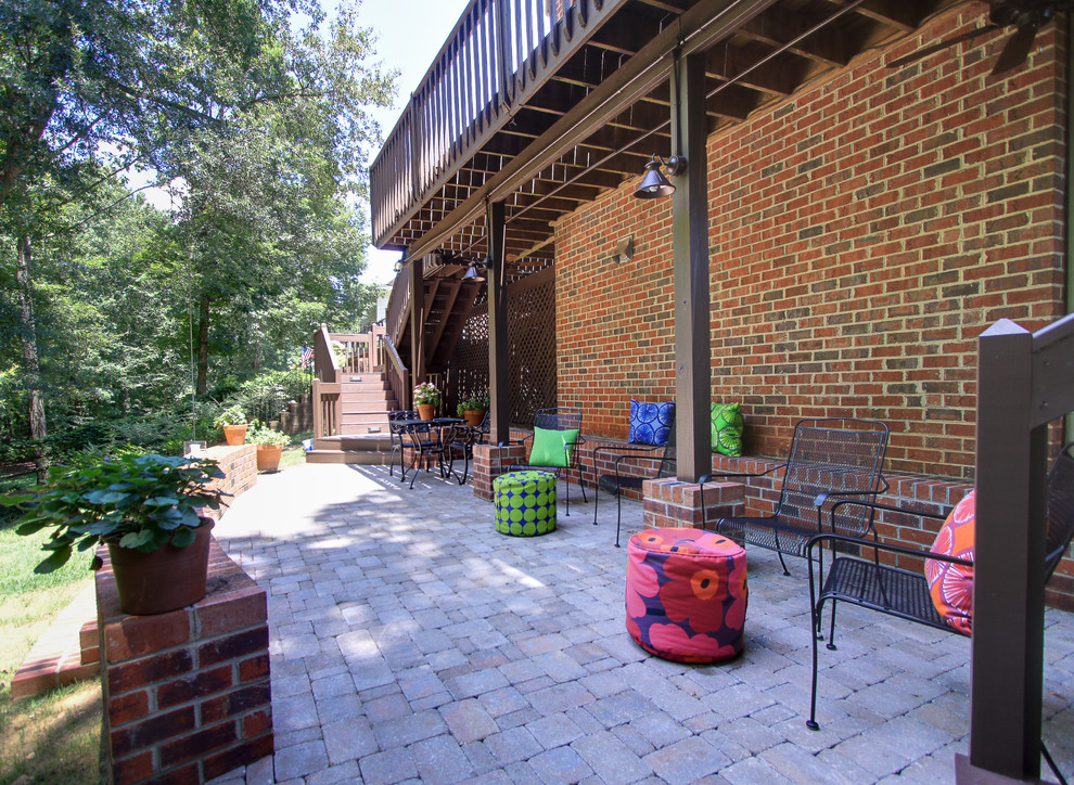 Eclectic patio photo in Charlotte