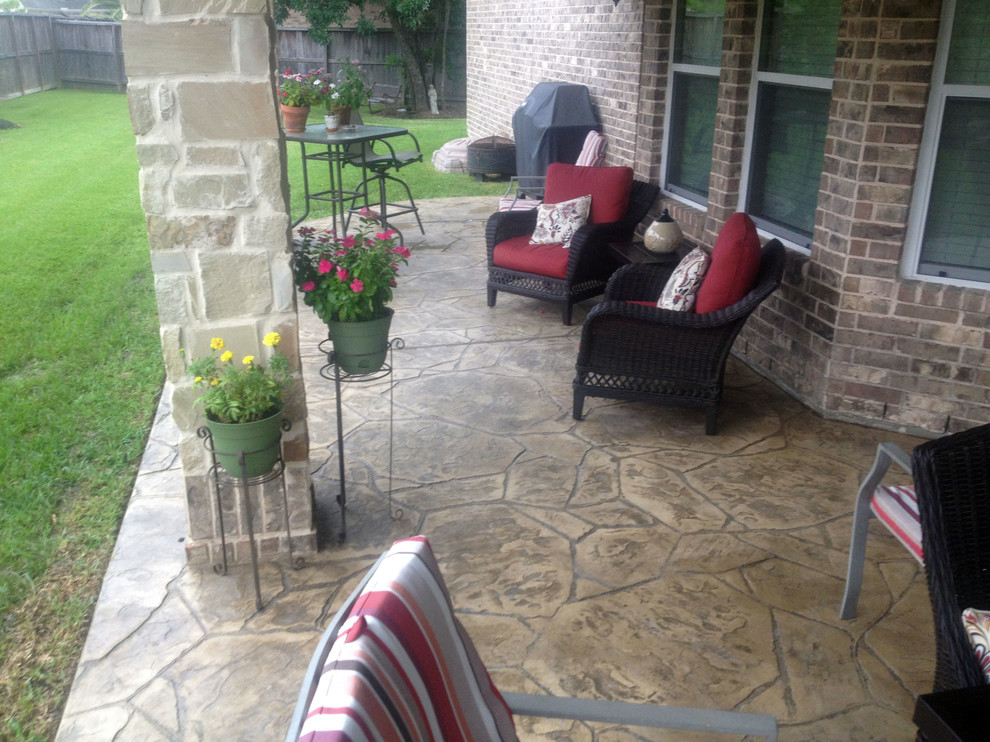 Patio Concrete Flooring Options Patio Houston by Affordable Shade