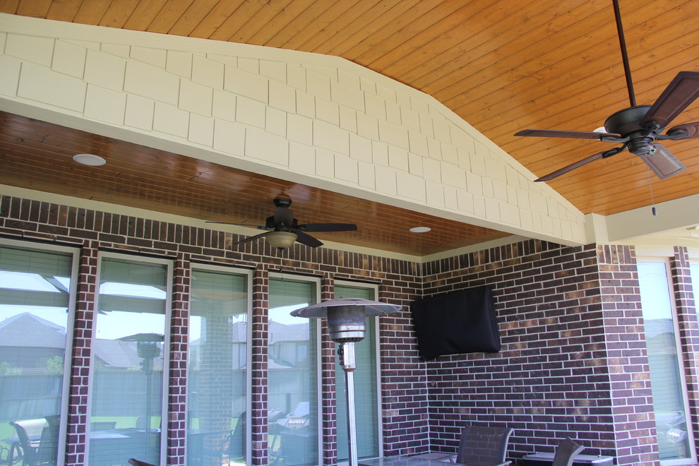 Patio Cover in Cross Creek Ranch Fulshear TX Traditional Patio