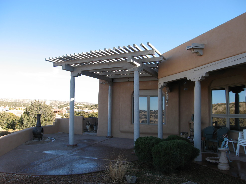 Patio Cover Southwestern Patio Albuquerque by Steve Shelly Landscapes Houzz