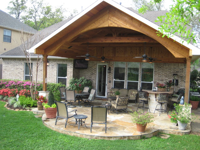 Patio Covers American Traditional Houston By Wood Crafters Of Texas Houzz - American Patio Covers Plus Reviews