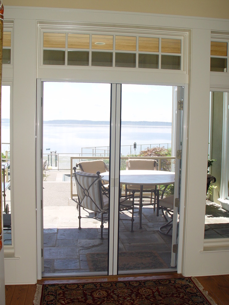 Patio Door Retractable Screen Contemporary Patio Orange County