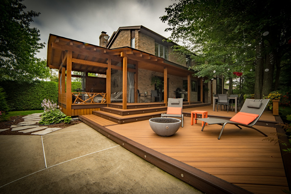 Patio et Veranda Laurentides Contemporary Patio Montreal by