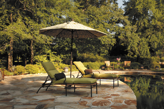 Patio Umbrella And Iron Resin Wicker Chaise Lounges By The Pool American Traditional Birmingham Summer Classics Houzz - Summer Classics Outdoor Chaise Lounge Patio Umbrella And Iron Resin Wicker Chaise Lounges By The Pool American Traditional Birmingham Summer Classics Houzz - Summer Classics Outdoor Chaise Lounge