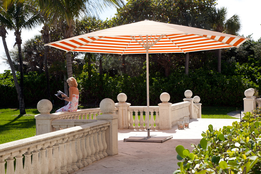 Patio umbrella Samara with crank mechanism Mediterranean Patio