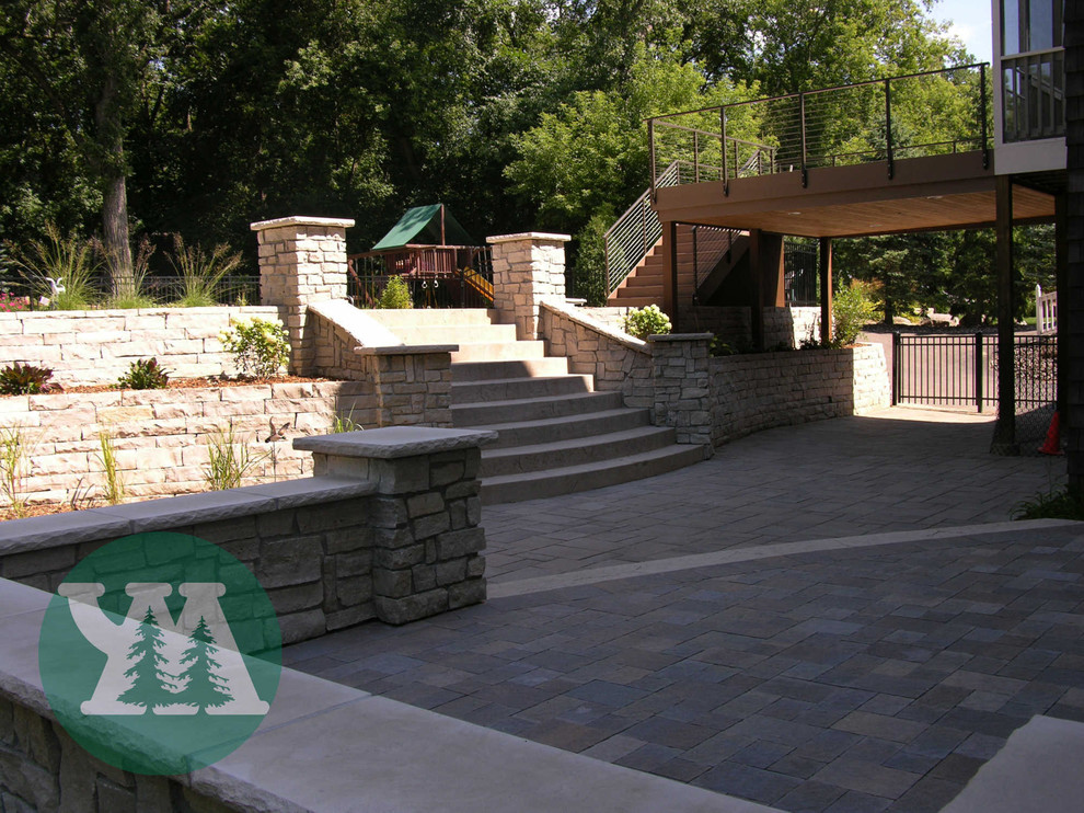 Patio, Walkways, & Driveways Pavers Patio Minneapolis by