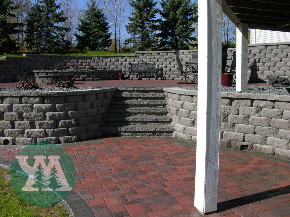 Patio, Walkways, & Driveways Pavers Patio Minneapolis by