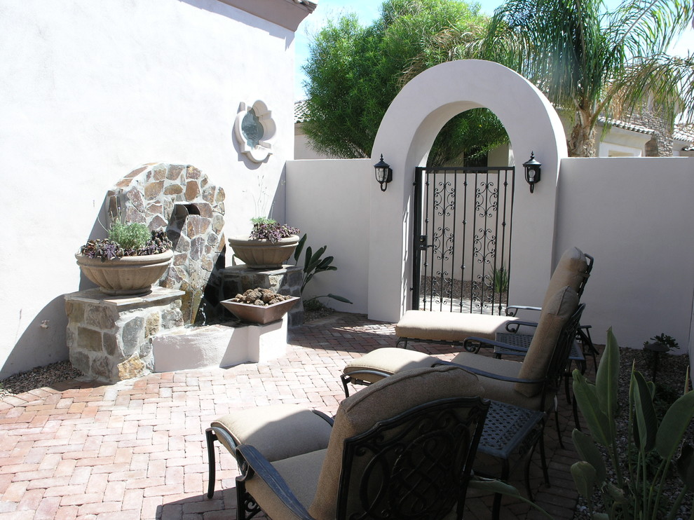 Pavers Transitional Patio Phoenix by Big Daddy Construction and