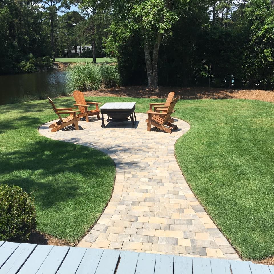 Pavers Traditional Patio Jacksonville by Carter Land Services