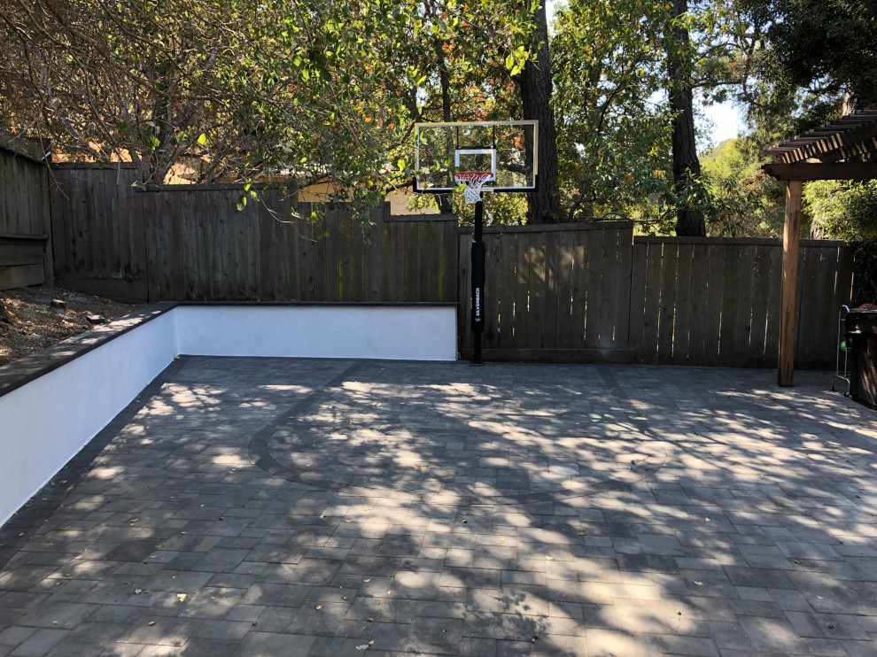 Pavers Patio And Basketball Court Modern Patio San Francisco By GPI Builders Inc Houzz