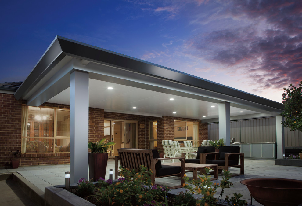 Pavilion attached to single storey home. Patio Melbourne by
