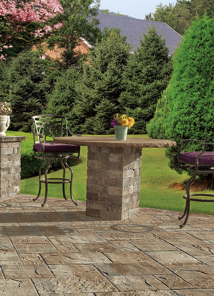 Paving Stone Patio Ideas - Patio - Boston - by Landscape Express Boston