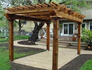 Pergola Construction Rustikal Patio Houston Von Lone Star Patio Builders Llc Houzz