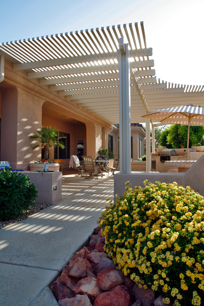 Pergola/Lattice Cover Transitional Patio Phoenix by Sun City Awning and Patio Houzz