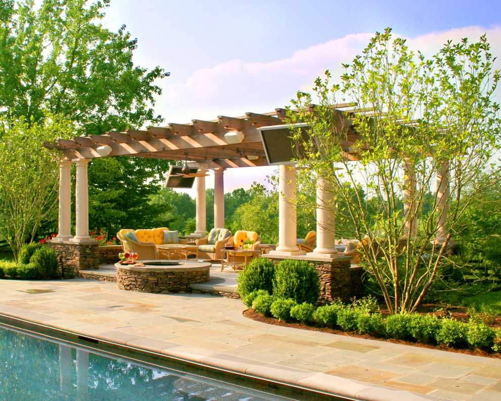 Example of a classic patio design in DC Metro