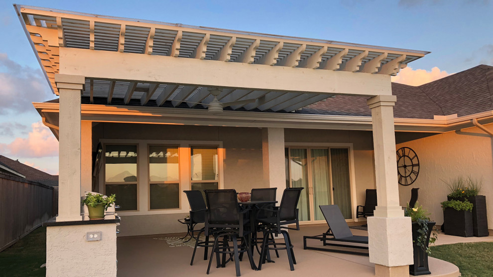 Pergola with Ceiling Fan Traditional Patio Houston by Holden