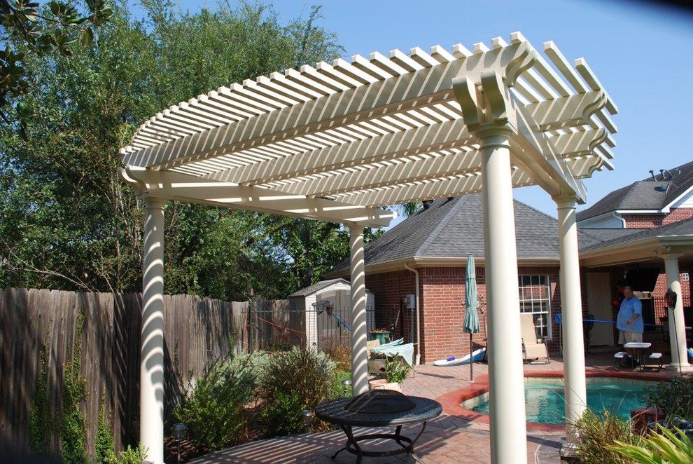 Pergolas, Arbors, and Gazebos Traditional Patio Houston by