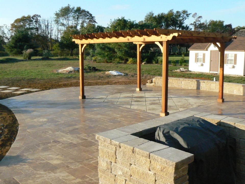 Pergolas, Trellises and Cabanas Tropical Patio Philadelphia by