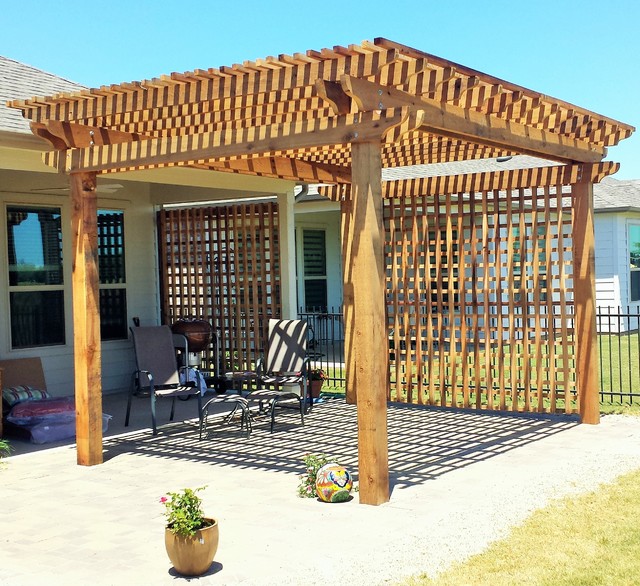 Pergolas We've Built - Traditional - Patio - Houston - by Callaway ...