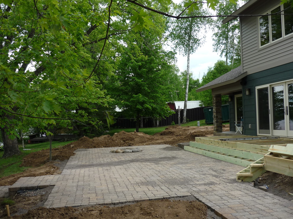 Permeable Patio Under Construction Patio Minneapolis by John