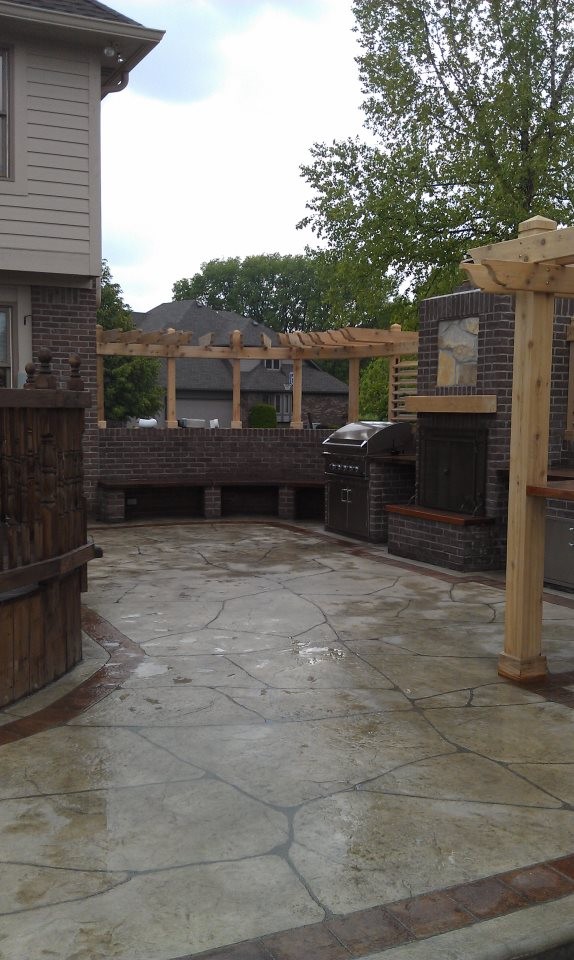PIckett Residence Traditional Patio Indianapolis by Concrete