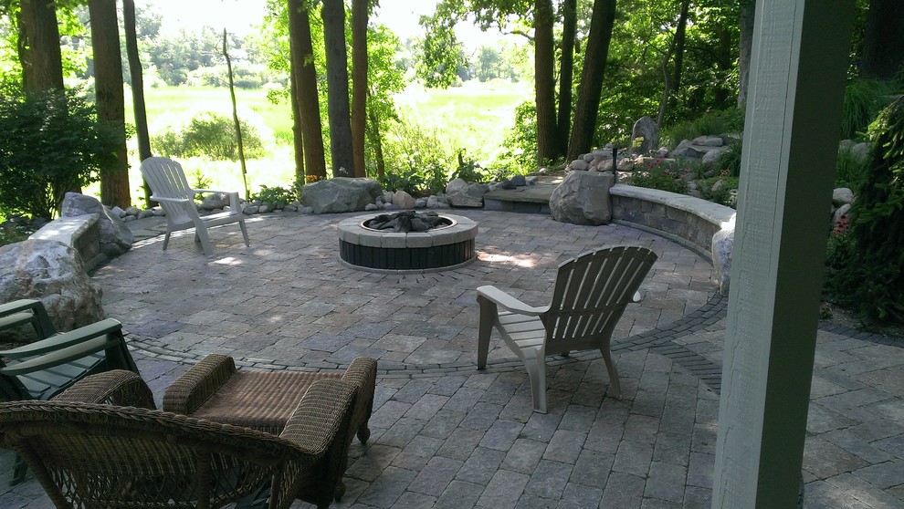 Pigeon lake Rustic Patio Grand Rapids by Outdoor Impression inc. Houzz