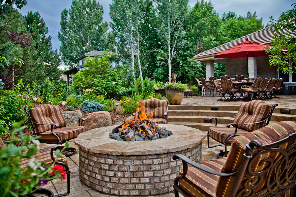 Inspiration for a timeless patio remodel in Denver