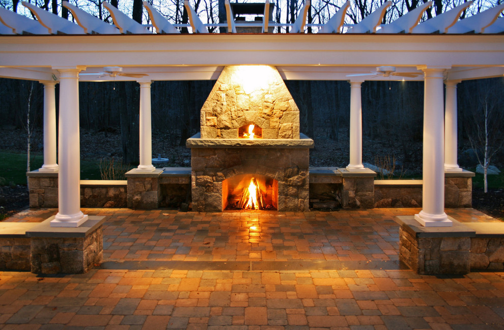 Pizza Oven Fireplace Trellis Patio, Outdoor Fireplace And Pizza Oven Combination Plans