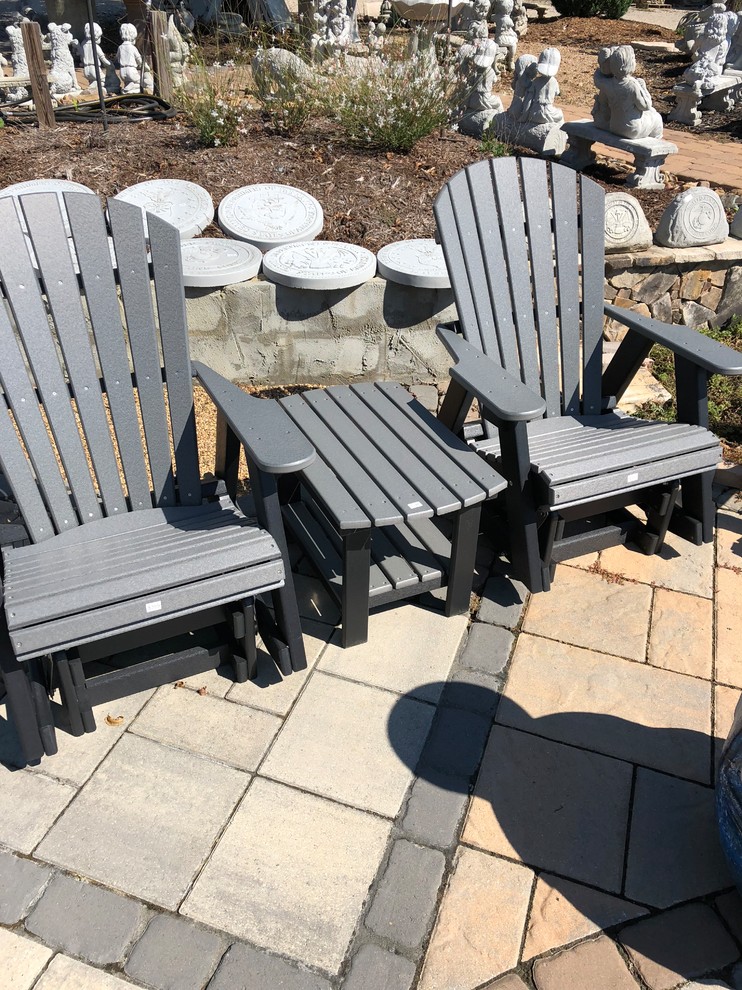 Poly Lumber Patio Furniture Traditional Patio Charlotte by