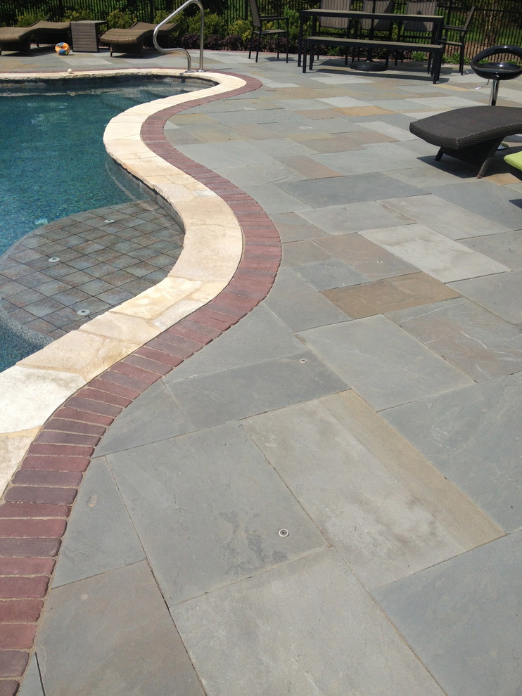 Pool Decks - Traditional - Patio - Chicago - by J.B. Brickworks, Inc ...