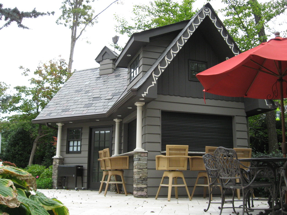 Cette image montre une terrasse traditionnelle.