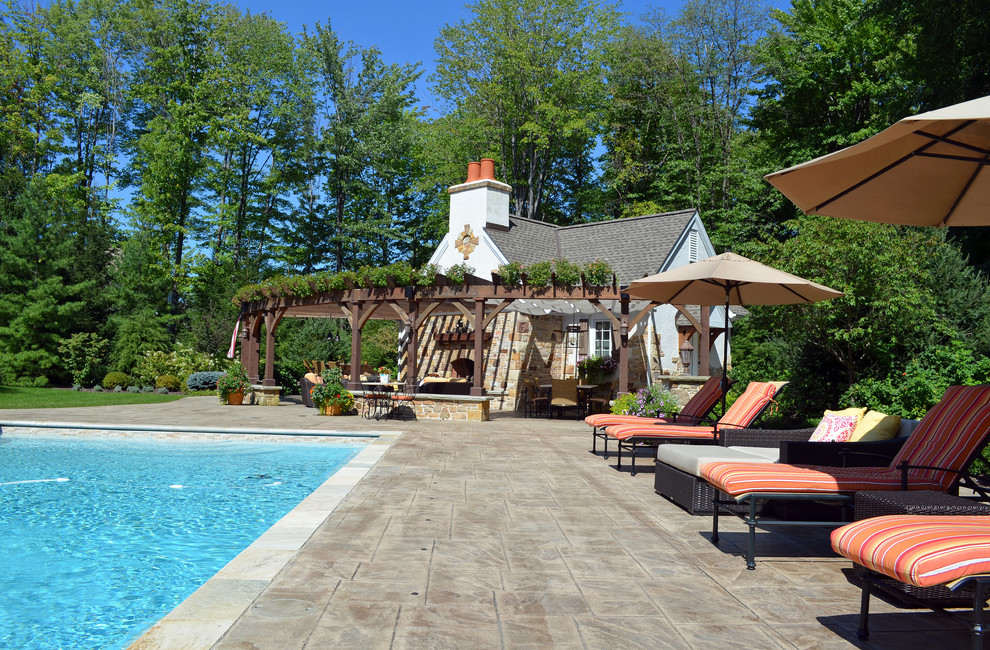 Pool House, Orange Village, Ohio Traditional Patio Cleveland by