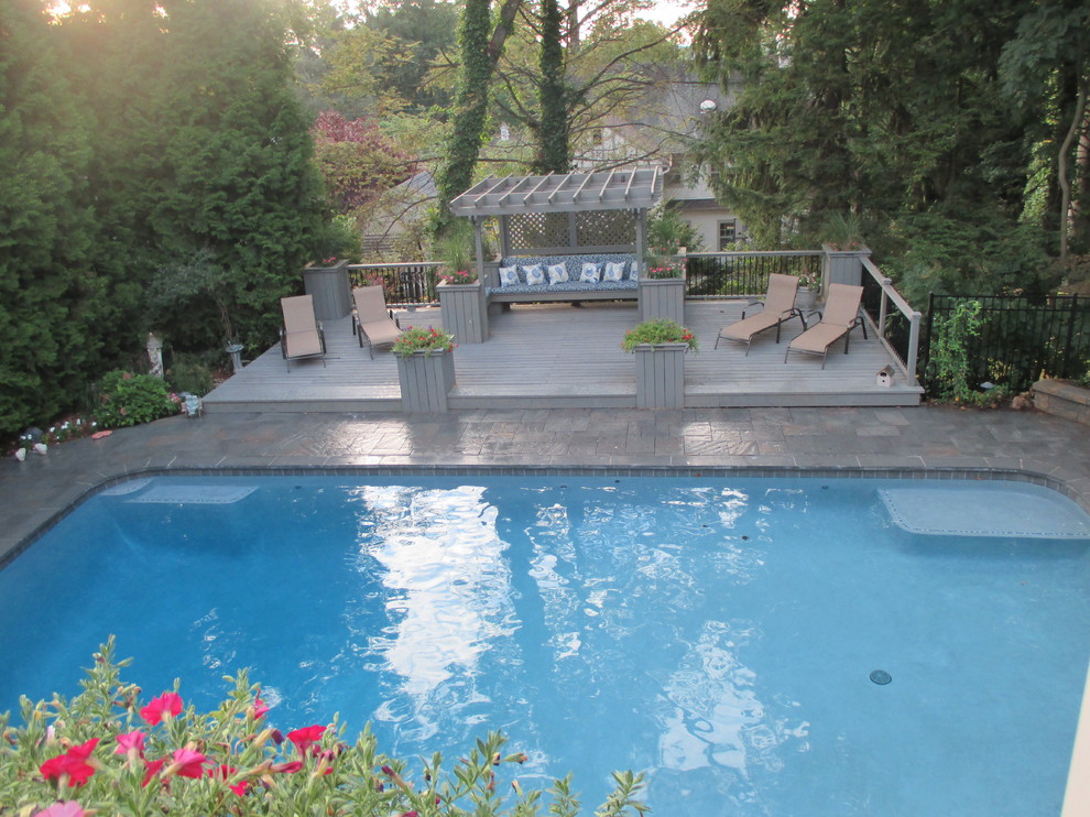 Pool Patio, Ridgewood, NJ - Traditional - Patio - New York ...