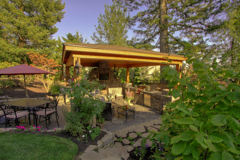 Portland Landscaping Outdoor Living Traditional Patio Portland by Paradise Restored