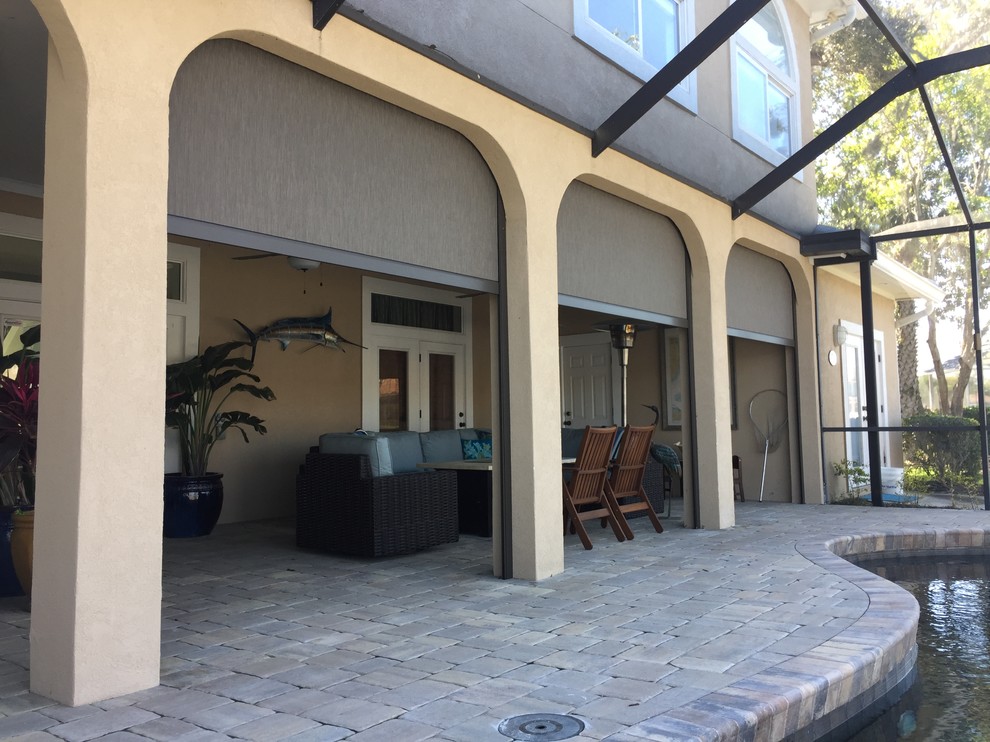 Power Screens (Queens Harbour Private Residence) Mediterranean