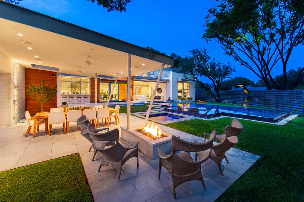 Preston Hollow Modern Modern Patio Dallas by Randy Angell