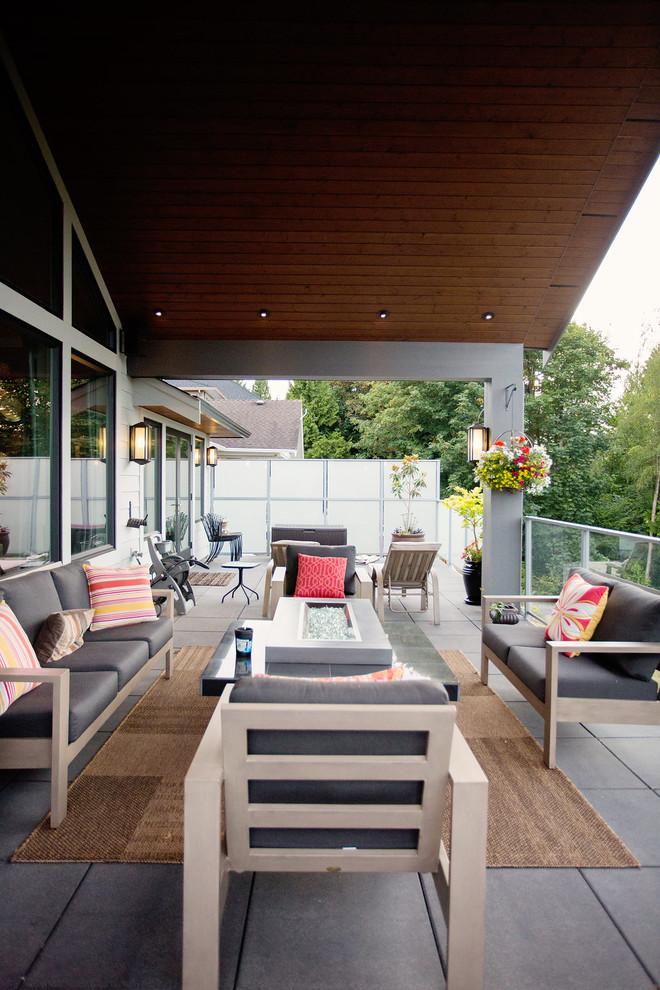 Moderner Patio in Vancouver