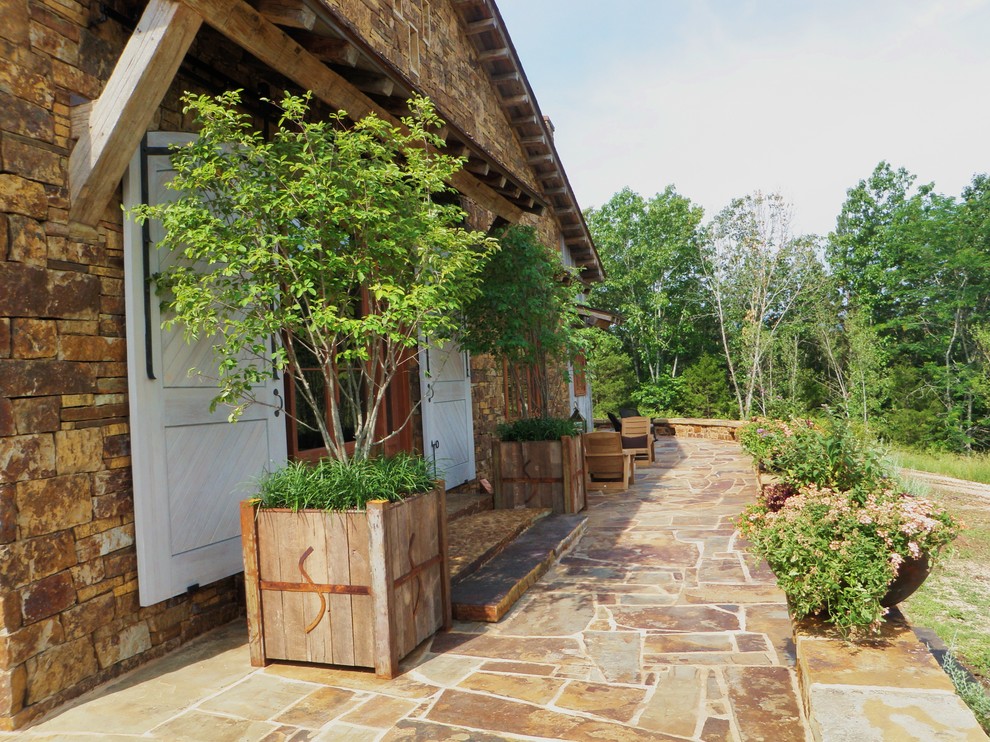 Project 8 Rustic Patio Little Rock by DK Design Houzz