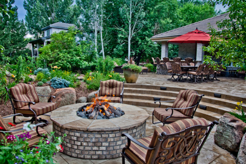 Project Portfolio Traditional Patio Denver by Inscape Outdoor