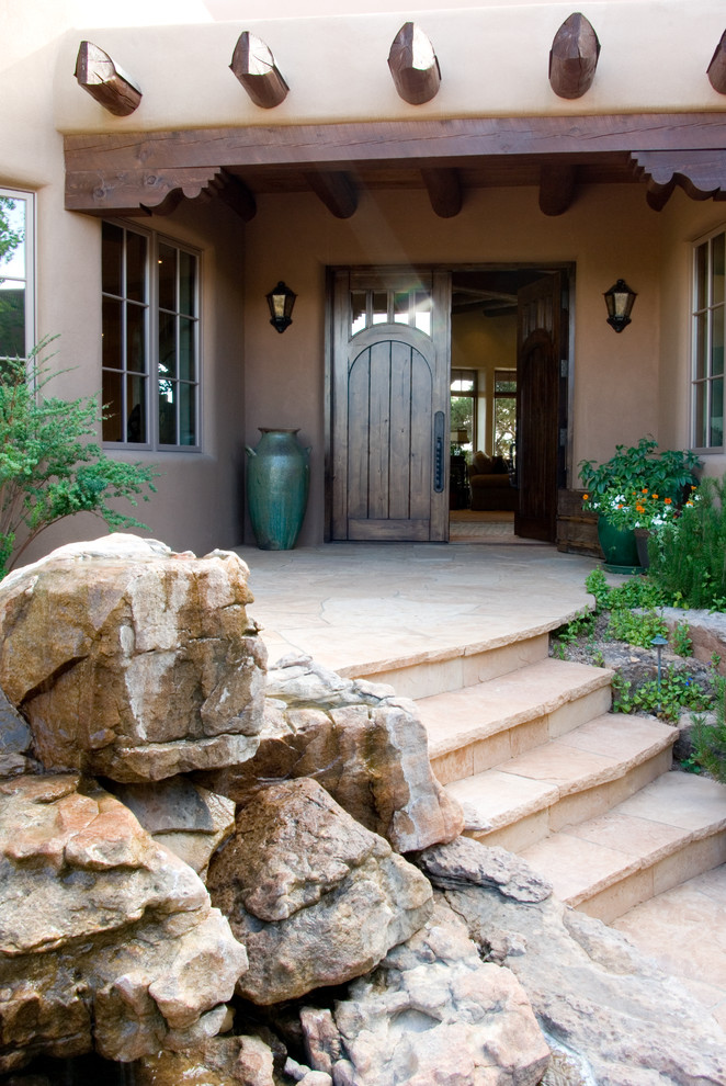 Mediterraner Patio in Albuquerque