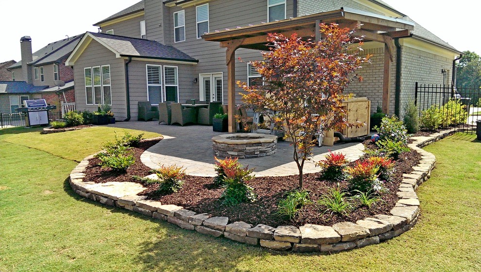 Provence Subdivision Cumming, GA Traditional Patio Atlanta by